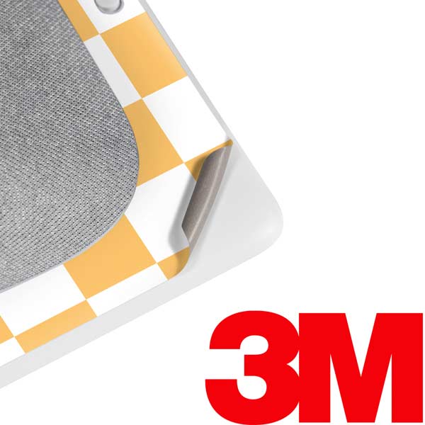 Yellow and White Checkerboard Google Home Hub Skin