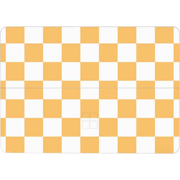 Yellow and White Checkerboard Surface Laptop Studio Skin