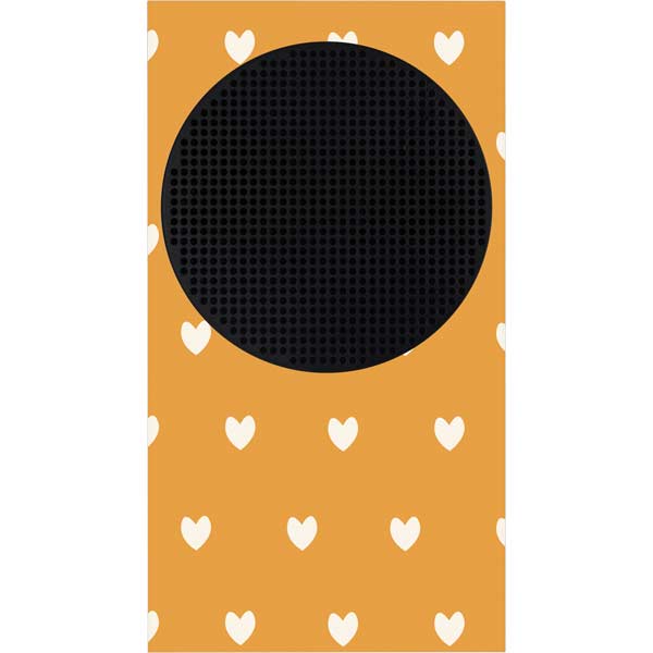 Yellow and White Hearts Xbox Series S Skins