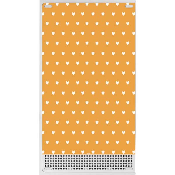 Yellow and White Hearts Xbox Series S Skins