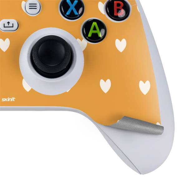 Yellow and White Hearts Xbox Series S Skins