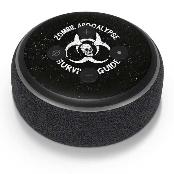 Zombie Apocalypse Survival Guide Amazon Echo Dot Skin