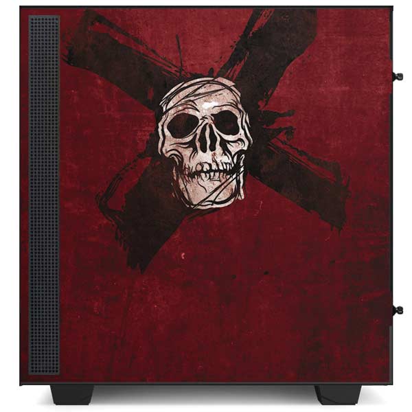Zombie X Skull & Bone NZXT H510 Compact ATX Mid-Tower Case Skin – Skinit